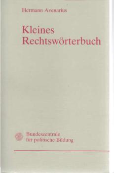 Kleines Rechtswörterbuch.