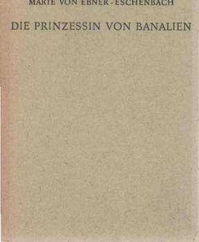 Die Prinzessin von Banalien : Ein Märchen.