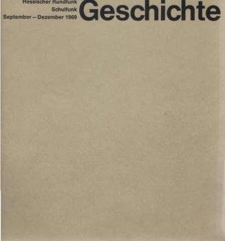 Hessischer Rundfunk - Schulfunk ; Geschichte. September - Dezember 1969