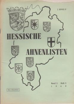 Hessische Ahnenlisten; Band 2, Heft 2, 1969.