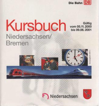 Kursbuch  Niedersachsen/Bremen. Gültig vom 05.11.2000 bis 09.06.2001