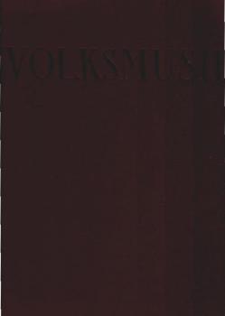 Volksmusik : Zeugnisse ländlichen Musizierens.