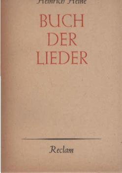 Heinrich Heines Buch der Lieder.