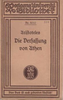 Die Verfassung von Athen.