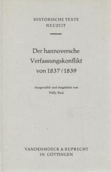 Der hannoversche Verfassungskonflikt von 1837.
