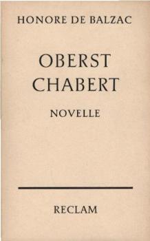 Oberst Chabert : Novelle.