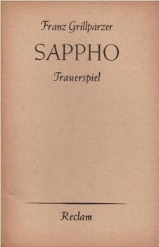 Sappho : Trauerspiel in fünf Aufzügen.