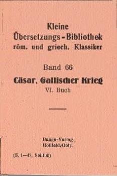 Caesar, Gaius Iulius: Gallischer Krieg; Teil: Buch 6.