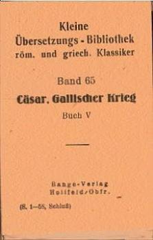 Caesar, Gaius Iulius: Gallischer Krieg; Teil: Buch 5.