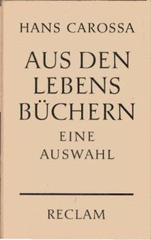 Aus den Lebensbüchern : Eine Auswahl.
