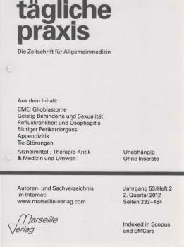 Tägliche Praxis. Die Zeitschrift für Allgemeinmedizin. Heft 2, Jahrgang 53.