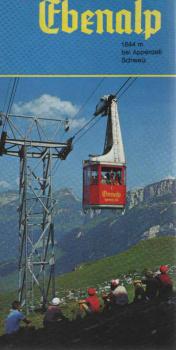 Ebenalp Appenzell Schweiz Reiseprospekt 1980er