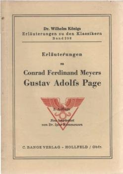 Erläuterungen zu Conrad Ferdinand Meyer, Das Amulett, Gustav Adolfs Page.