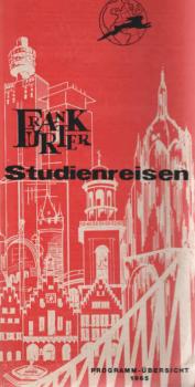 Frankfurt Studienreisen Programm-Übersicht 1965