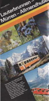 Lauterbrunnen Mürren Allmendhubel Schweiz (Reiseprospekt)