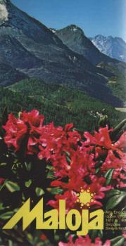 Maloja Oberengadin Schweiz Suisse  Svizzera Switzerland (Faltblatt)