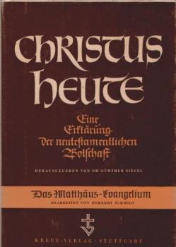 Der verheissene heilige Herrscher : Gottes gute Botschaft nach d. Matthäus-Bericht.