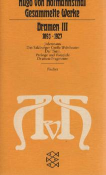 Hofmannsthal, Hugo von: Gesammelte Werke; Teil: Dramen.