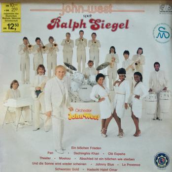 John West Spielt Ralph Siegel [Vinyl, LP]