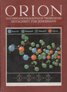 Orion. Illustrierte naturwissenschaftlich-technische Zeitschrift für Jedermann; 3. Jahrg., Heft 10/ Oktober 1948.