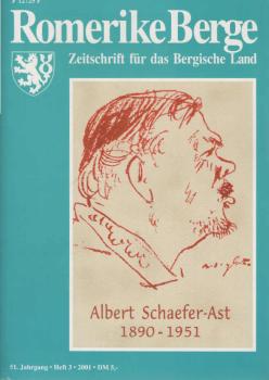 Romerike Berge. Zeitschrift für das Bergische Land. Heft 3.