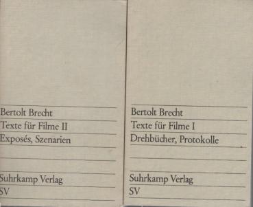 Brecht, Bertolt: Gesammelte Werke; Teil: Suppl.-Bd. 2 Bände.