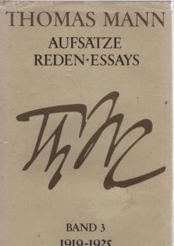 Aufsätze, Reden, Essays; Teil: Bd. 3., 1919 - 1925
