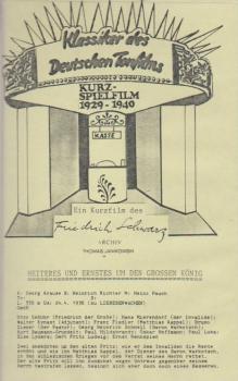 Klassiker des Deutschen Tonfilms. Kurzspielfilm 1929 - 1940 (VHS).