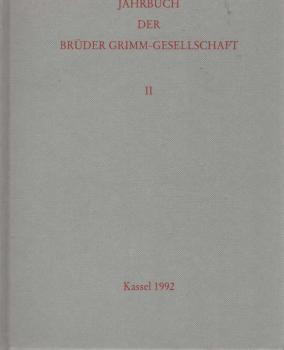 Jahrbuch der Brüder-Grimm-Gesellschaft: 1992