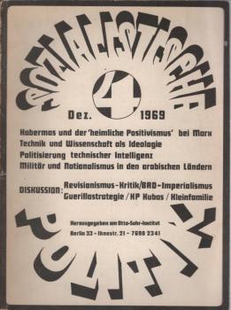 Sozialistische Politik; 1. Jahrgang, Heft 3, Oktober 1969 : Sebastian Herkommer, Technische Intelligenz im Spätkapitalismus (u.a.)