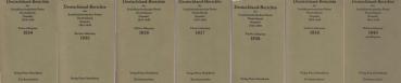 Deutschland-Berichte der Sozialdemokratischen Partei Deutschlands (Sopade) 1934–1940. 7 Jahrgangsbände als Nachdruck.