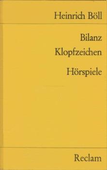 Bilanz; Klopfzeichen. 2 Hörspiele.