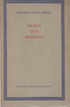 Orient und Okzident : Essays.