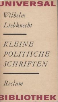 Kleine politische Schriften.
