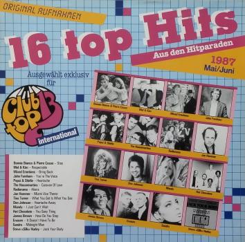 Club Top 13: 16 Top Hits - Aus Den Hitparaden Mai / Juni 1987 [Vinyl, LP, Compilation]