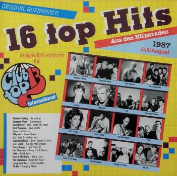 Club Top 13: 16 Top Hits - Juli/August 1987 [Vinyl, LP, Compilation]