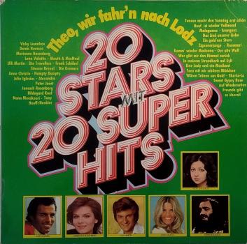 20 Stars Mit 20 Super Hits (Theo, Wir Fahr'n Nach Lodz) [Vinyl, LP, Compilation, Club Edition]