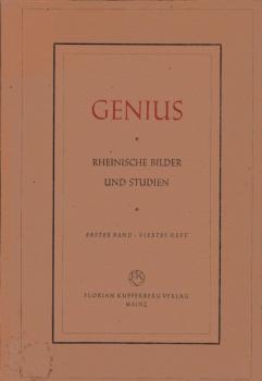 Genius : Rheinische Bilder u. Studien. 1. Band, 4. Heft