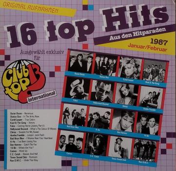Club Top 13 - 16 Top Hits International - Januar/Februar 1987 [Vinyl, LP, Compilation]
