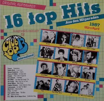 16 Top Hits International März/April 1987 [Vinyl, LP, Compilation ]