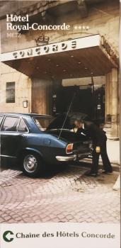 Faltblatt - Hotel Royal-Concorde.