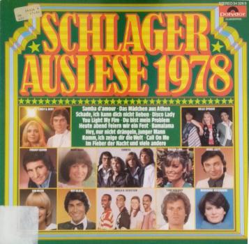 Schlager Auslese 1978 [Vinyl, LP, Compilation, Club Edition]