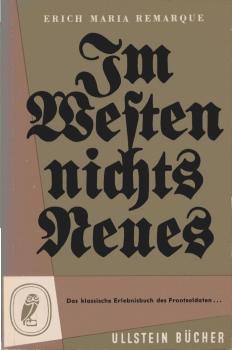 Im Westen nichts Neues : Roman.
