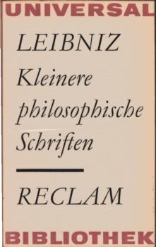 Kleinere philosophische Schriften.