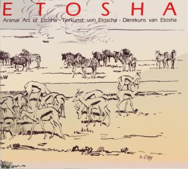 Animal Art of Etosha. Tierkunst von Etoscha. Dierekuns van Etaosha