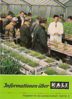 Informationen über Kali : 163 Kurz-Informationen über Herstellung, Vertrieb u. Anwendung von Kalidüngemitteln sowie über d. Verhalten u. Wirken d. Nährstoffes Kali in Boden u. Pflanze.