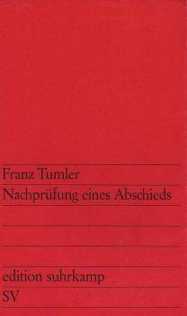 Nachprüfung eines Abschieds : Erzählung.