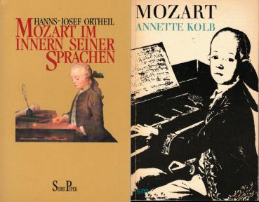 2 Bücher über Mozart: 1., Mozart - im Innern seiner Sprachen. / 2. Mozart. Sein Leben