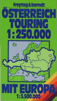 Straßenkarte Österreich : mit Europa