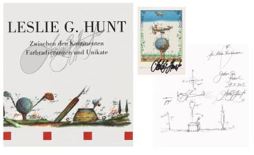 Leslie G. Hunt. Zwischen den Kontinenten. Farbradierungen und Unikate.